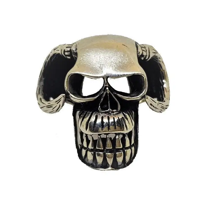 Anillo calavera plata discount hombre