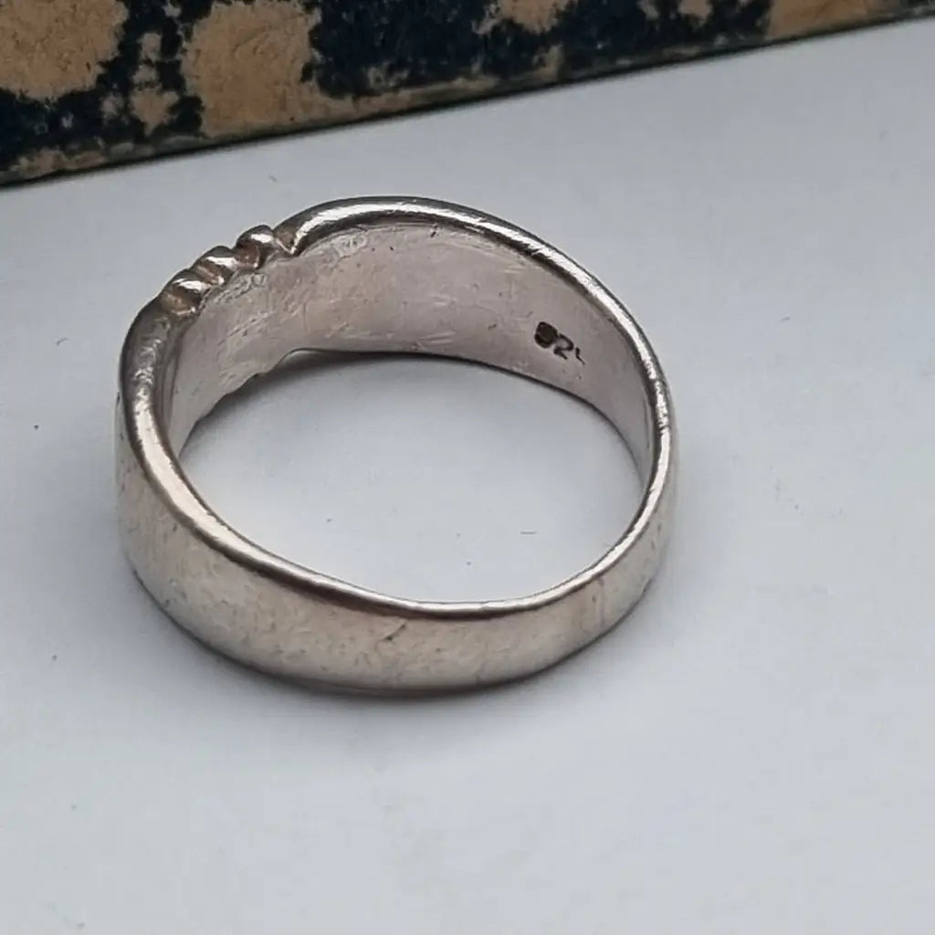 Anillo boho plata de ley anillo vintage joyería para mujer