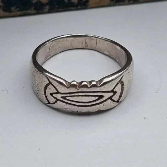 Anillo boho plata de ley anillo vintage joyería para mujer