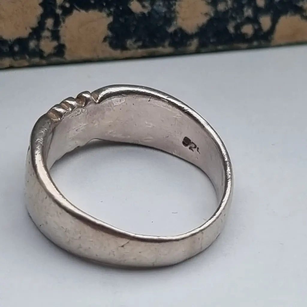 Anillo boho plata de ley anillo vintage joyería para mujer
