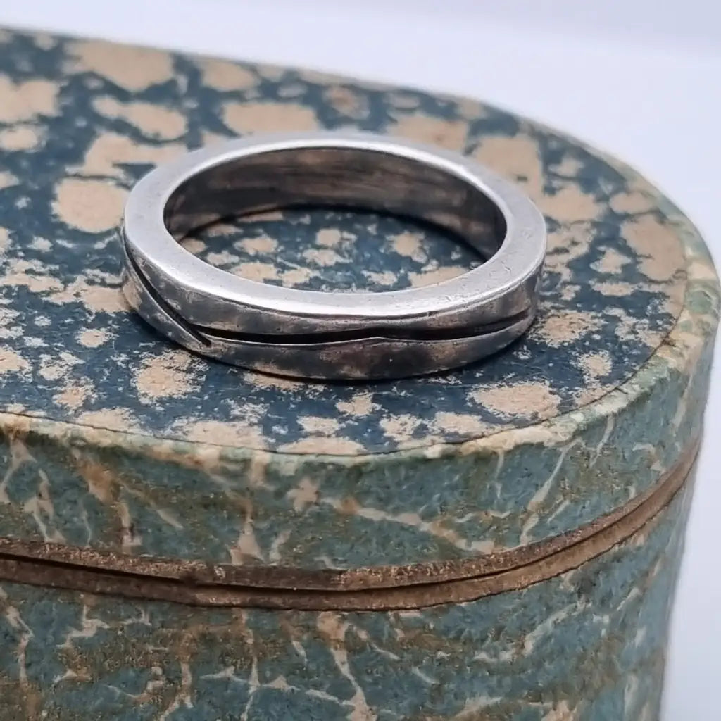 Anillo boho plata de ley anillo vintage joyería para mujer