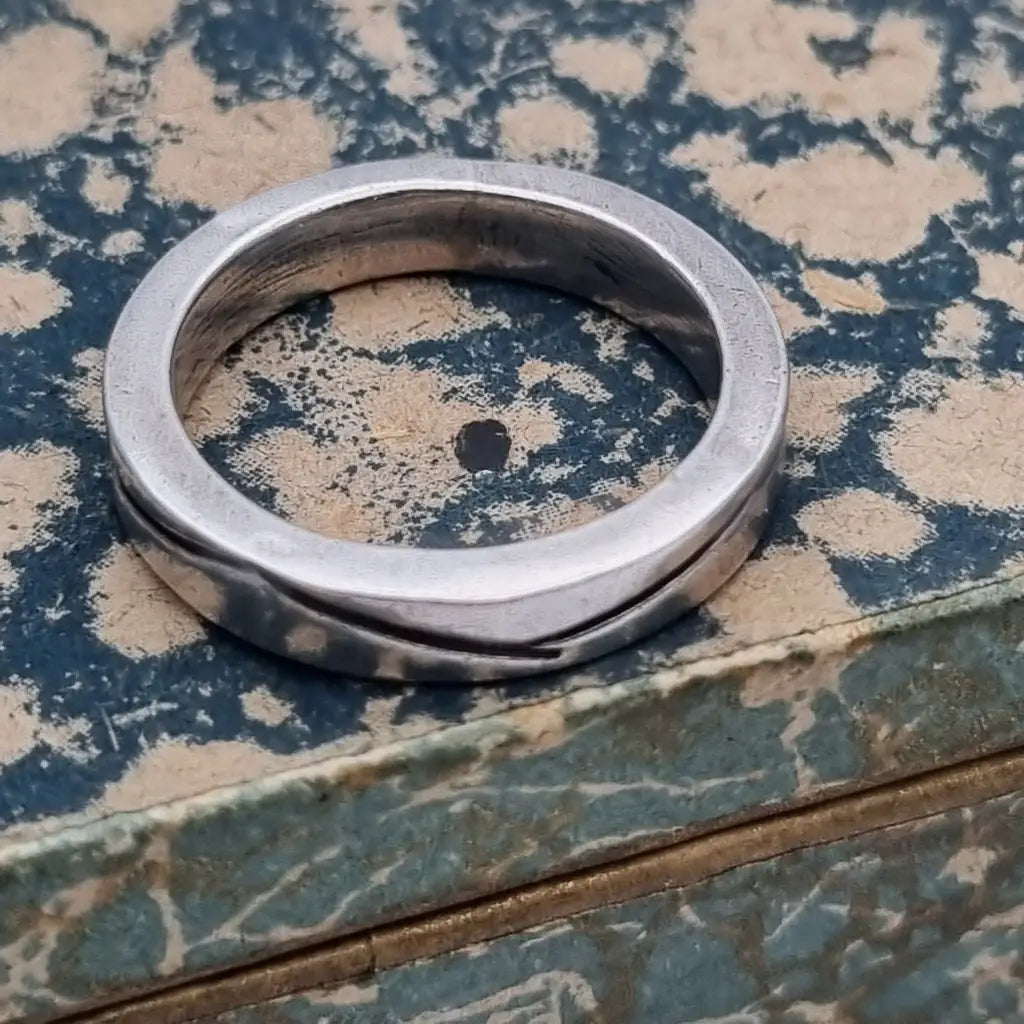 Anillo boho plata de ley anillo vintage joyería para mujer