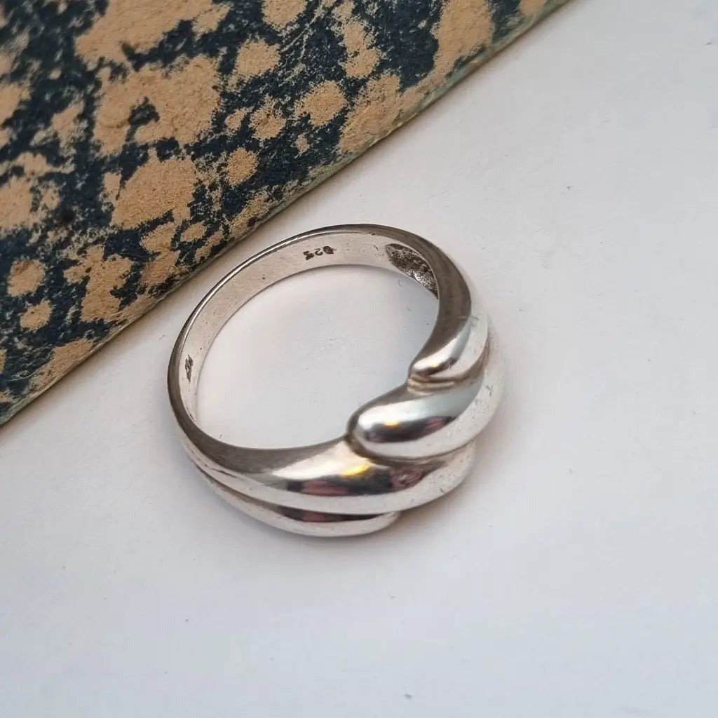 Anillo boho plata de ley anillo vintage joyería para mujer