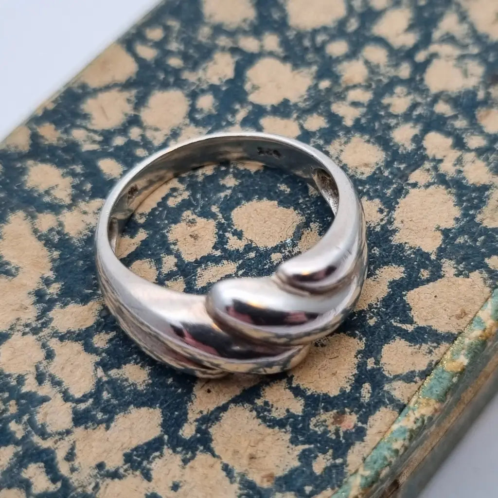 Anillo boho plata de ley anillo vintage joyería para mujer