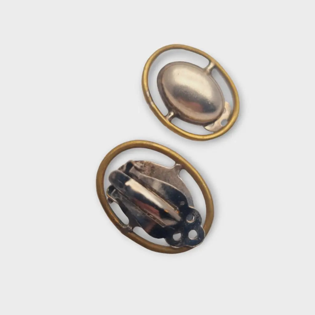 Aretes de plata mexicana 925 aretes clip ovalado TB 154 combinados