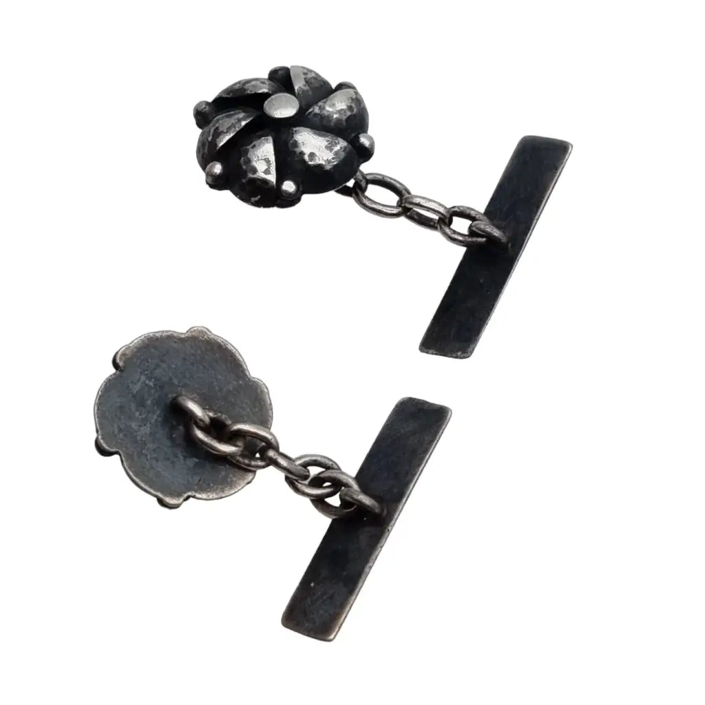 Gemelos de plata vintage joyas art deco antiguas ideas para regalos