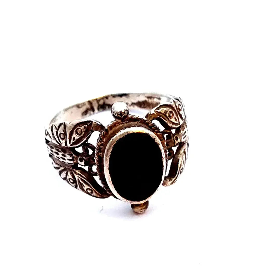 Anillo de plata mariposa joyeria de piedra cornalina anillo boho vintage LaBizarreSusu