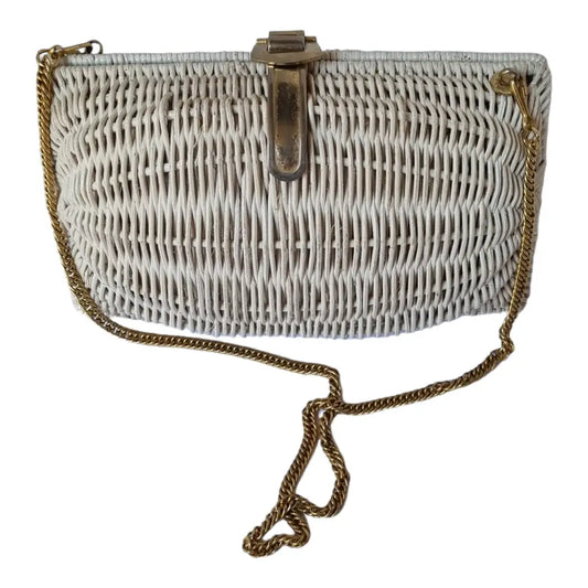 Bolso de paja bandolera bolso hombro vintage