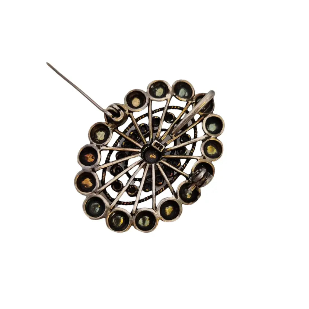 Broche colgante charro tradicional salamanca. 925 plata. Circa sxx.