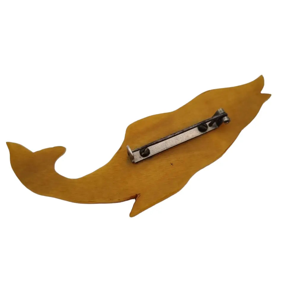 Broche vintage amarillo pez para la solapa o sombrero Regalos mujer