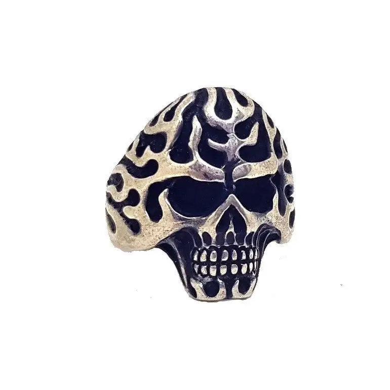 Anillo de calavera clearance para hombre