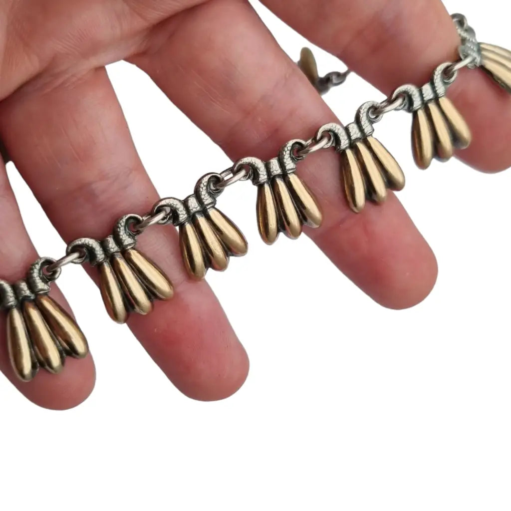 Gargantilla de collar victoriano colgante plata para mujer regalos