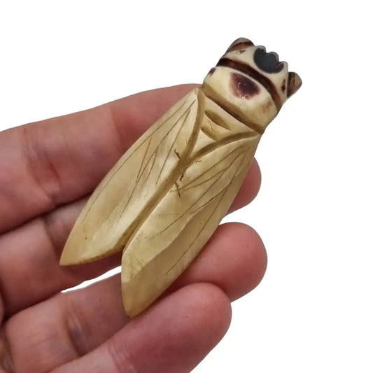 Broche de cigarra francesa vintage para mujer años 20 joyería antigua