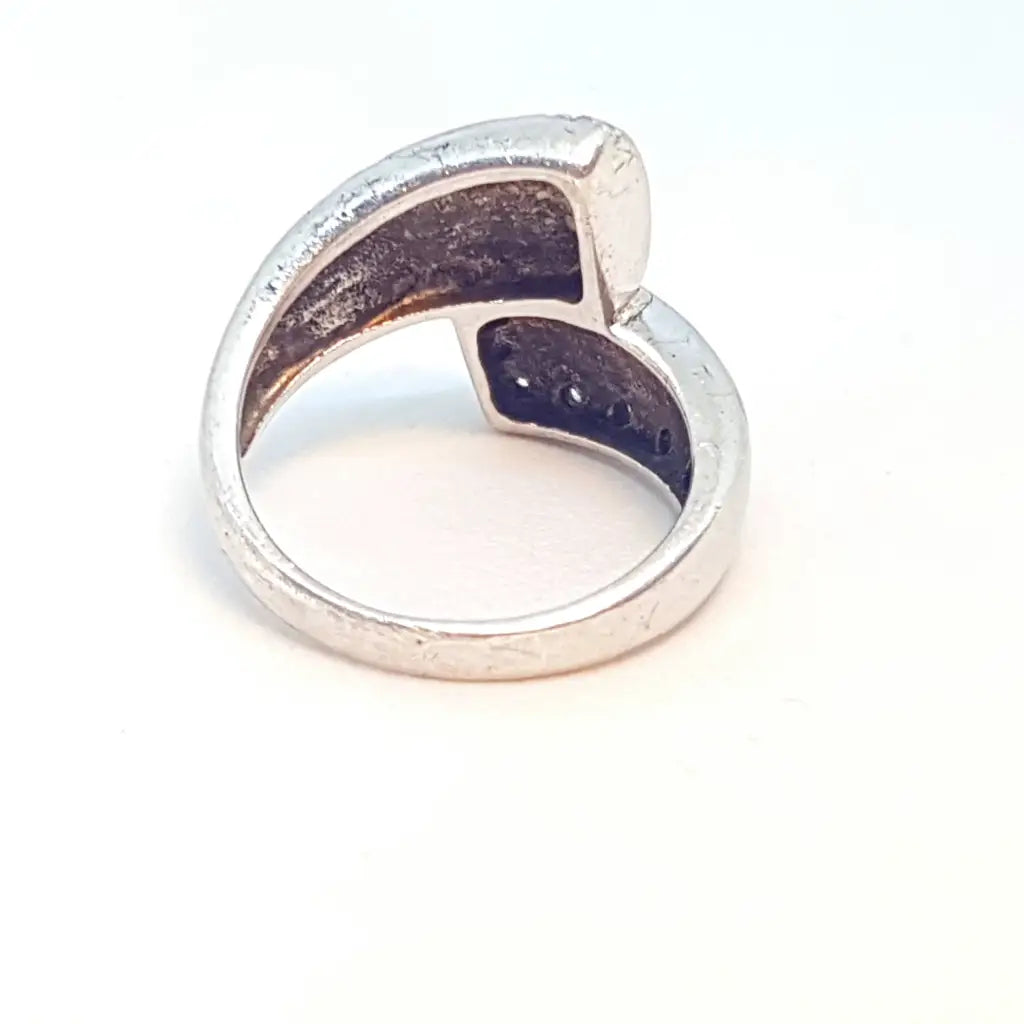 Anillo vintage mujer onix anillo negro plata de ley regalos originales