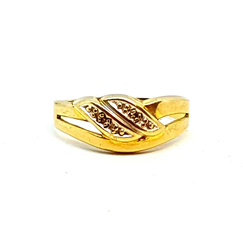 Anillo de oro mujer 8k joyeria vintage regalos para ella oro 333 Circa 1950. LaBizarreSusu