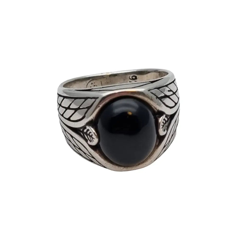 Anillo negro mujer hotsell