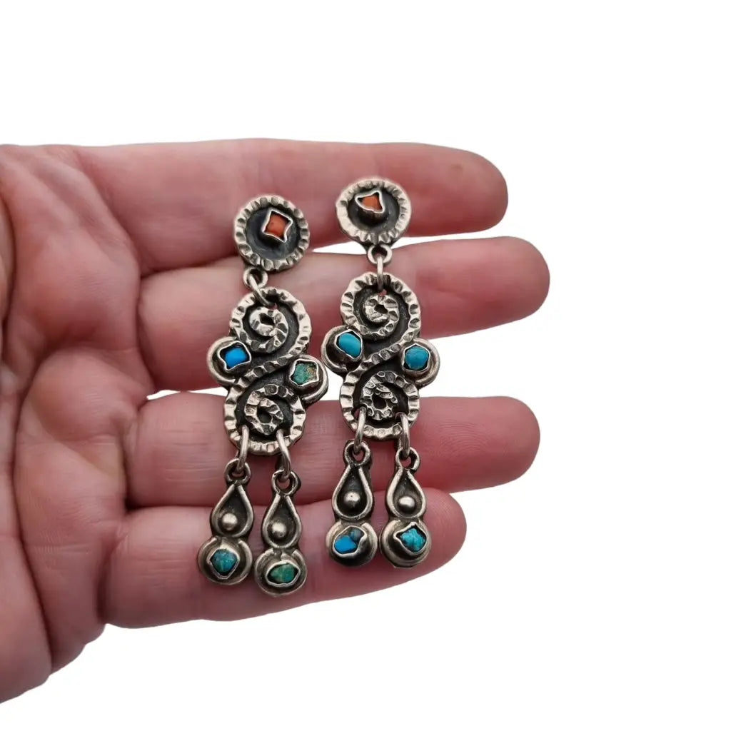 Mexican sales earrings silver