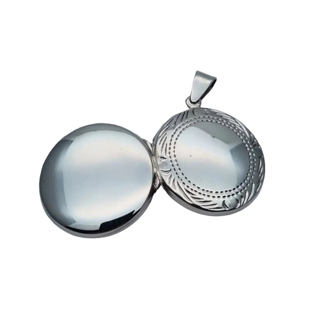 Colgante para fotos medallón de plata relicario portafotos regalos amor.