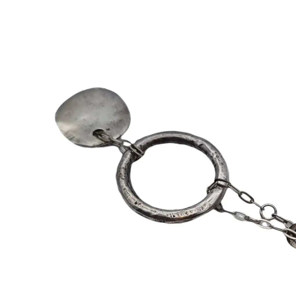 Colgante ángel plata collar colgante vintage.