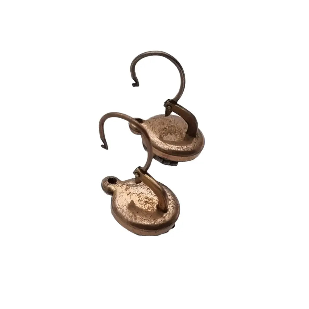Pendientes dorados victorianos pendientes redondos florales antiguos regalos.