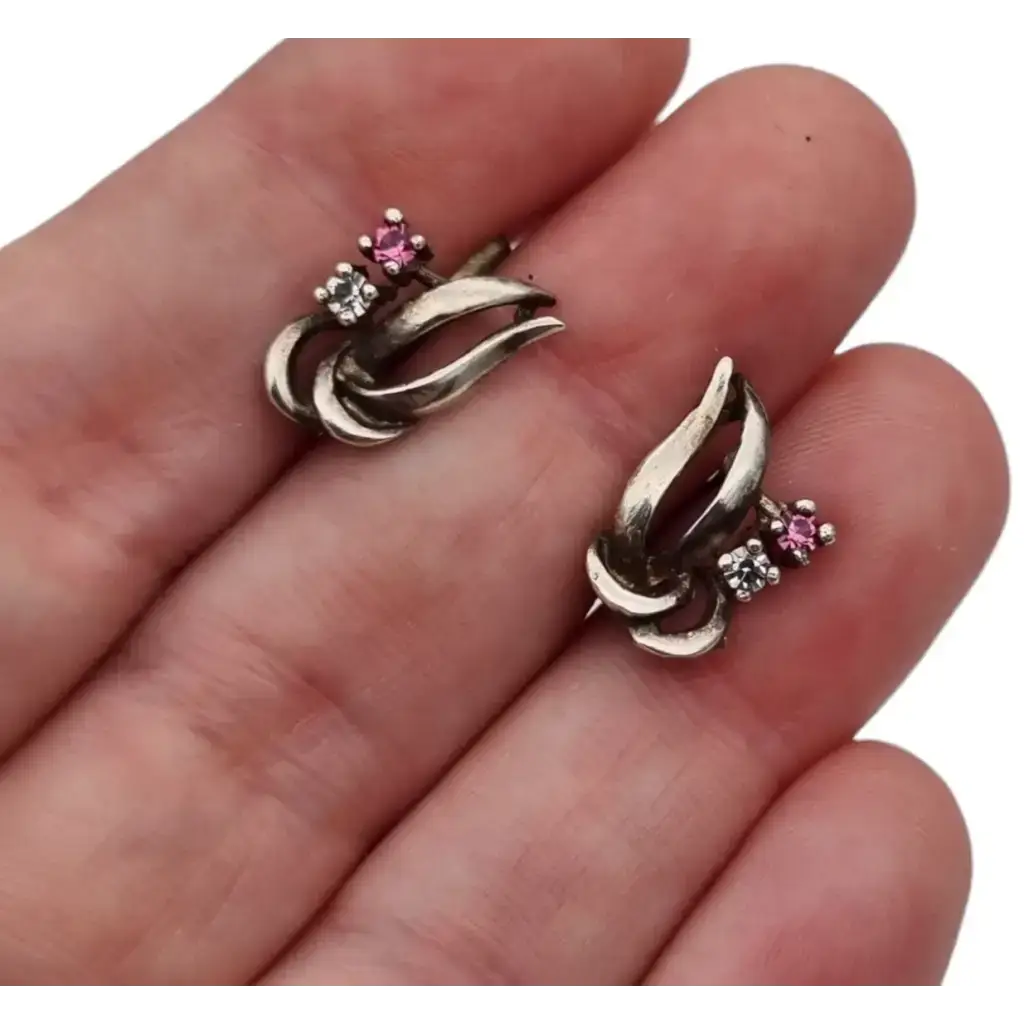 Pendientes plata mujer pendientes 925 vintage tachuelas.