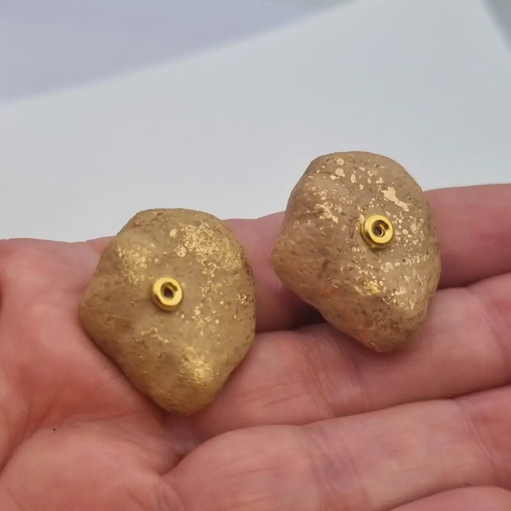 Pendientes de roca NOS Jewelry para mujer pendientes vintage con clip