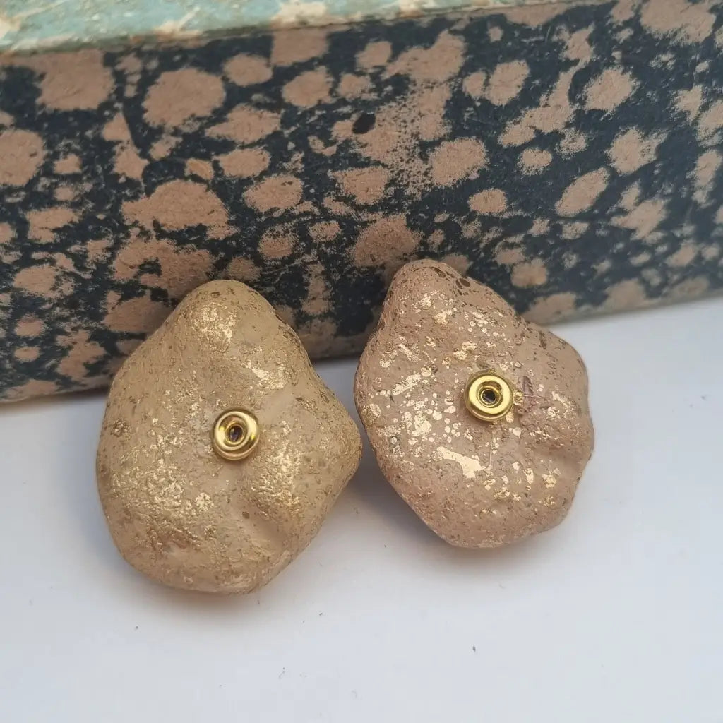 Pendientes de roca NOS Jewelry para mujer pendientes vintage con clip