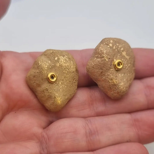 Pendientes de roca NOS Jewelry para mujer pendientes vintage con clip