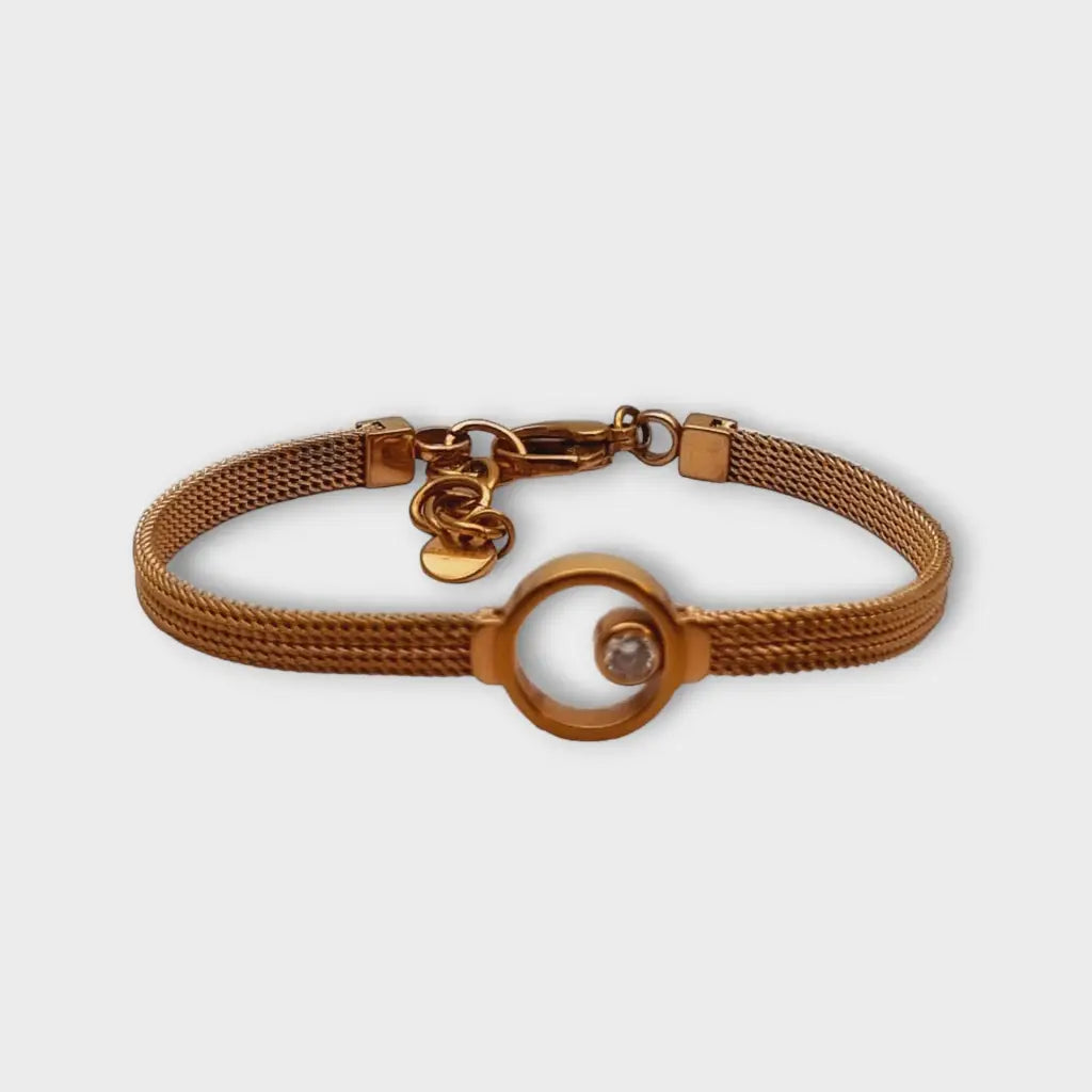 Pulsera Skagen Elin de oro vintage joyería danesa pulsera con detalle