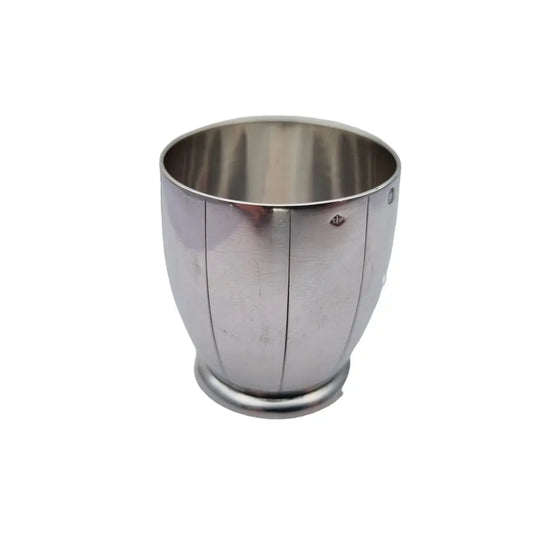 Jean Puiforcat jarrón de plata Art Déco francés Cabeza Minerva 1 950