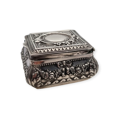 French Louis XVI Revival 950 silver gilt box, antique collector's piece, ca. 1880-1915