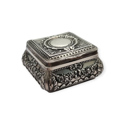 French Louis XVI Revival 950 silver gilt box, antique collector's piece, ca. 1880-1915