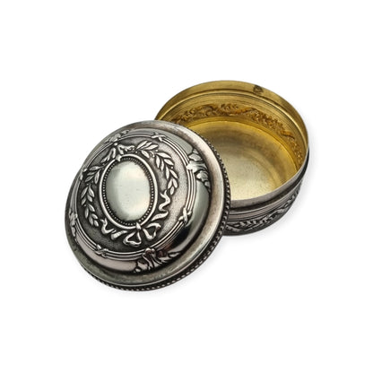 Caja Antigua francesa Belle Époque de plata, Robert Isral & Cie atribuida, ca. 1910