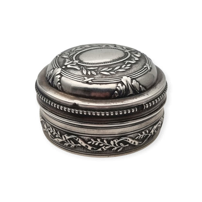 Caja Antigua francesa Belle Époque de plata, Robert Isral & Cie atribuida, ca. 1910