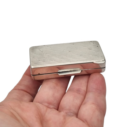 Rectangular vintage box in Italian 800 silver, Irma Morandi,· Florence, ca. 1970