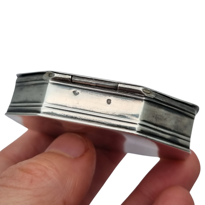 Caja Belle Époque en plata octogonal Francia Tétard Frères circa 1900