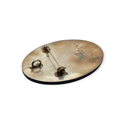 Broche mexicano guerrero azteca en plata 925, Los Castillo circa 1970