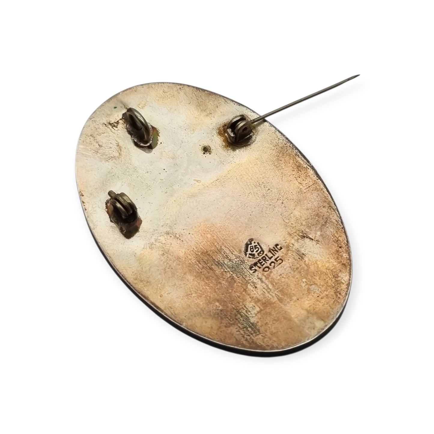 Broche mexicano guerrero azteca en plata 925, Los Castillo circa 1970