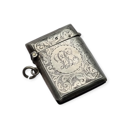 Vesta en plata de ley de Cornelius Saunders & Francis Shepard, Birmingham 1905