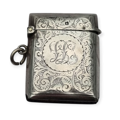 Vesta en plata de ley de Cornelius Saunders & Francis Shepard, Birmingham 1905