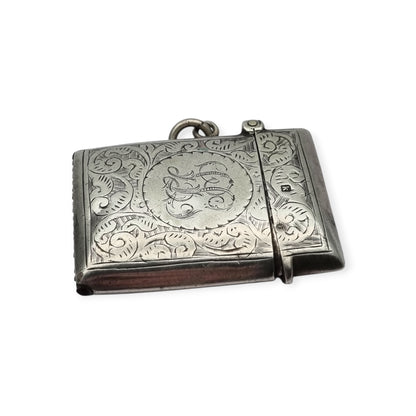 Vesta en plata de ley de Cornelius Saunders & Francis Shepard, Birmingham 1905