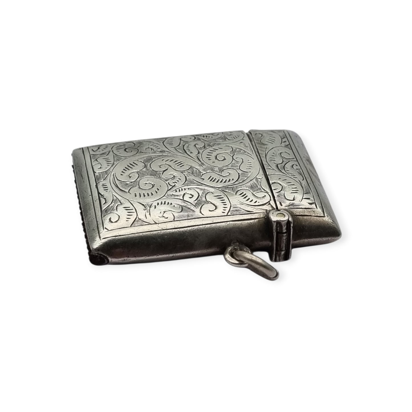 Vesta en plata de ley de Cornelius Saunders & Francis Shepard, Birmingham 1905