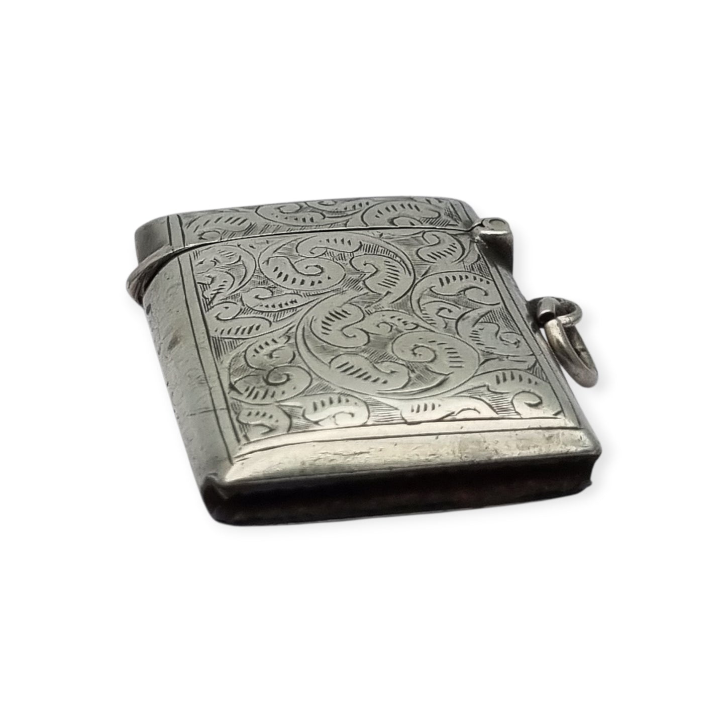 Vesta en plata de ley de Cornelius Saunders & Francis Shepard, Birmingham 1905