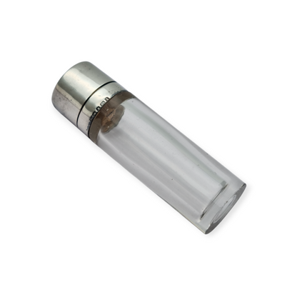 Victorian silver and glass perfume bottle, Birmingham 1908, "CEW" "CE Williams"