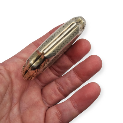 Art Nouveau silver coin purse, floral engraving, France circa 1900-1910