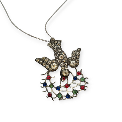 Georgian Holy Spirit silver pendant, Order of the Holy Spirit, 19th century.