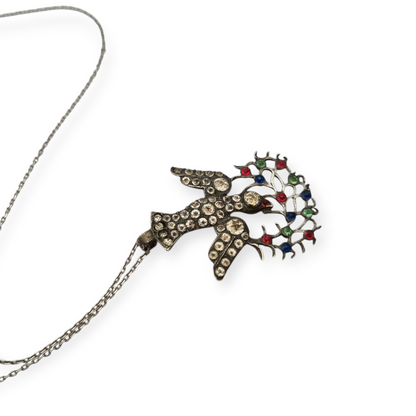 Georgian Holy Spirit silver pendant, Order of the Holy Spirit, 19th century.