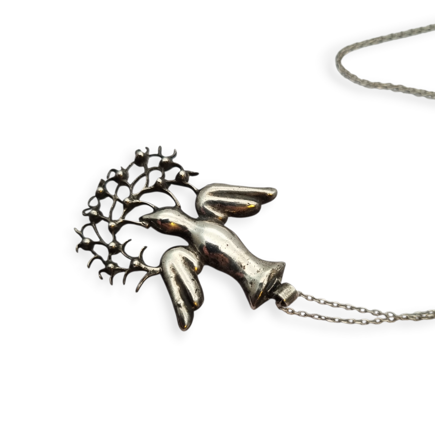 Georgian Holy Spirit silver pendant, Order of the Holy Spirit, 19th century.