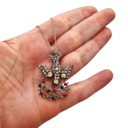 Georgian Holy Spirit silver pendant, Order of the Holy Spirit, 19th century.