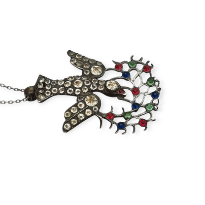 Georgian Holy Spirit silver pendant, Order of the Holy Spirit, 19th century.